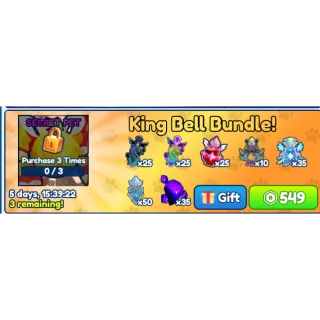 Bubble Gum Simulator INFINITY -King Bell Bundle