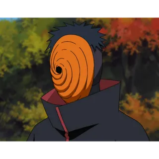 Bloodlines Orange Spiral Mask