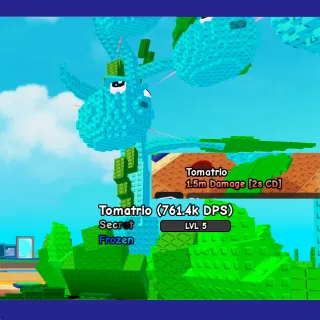 Frozen tomatrio Secret Plant (760k DPS ) (1.5M DAMAGE) Tradable - Plants vs Brainrots