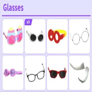 Glasses Pet Wear Bundle