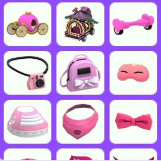 14x Pink Items Bundle