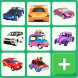9x Adopt Me Car Bundle