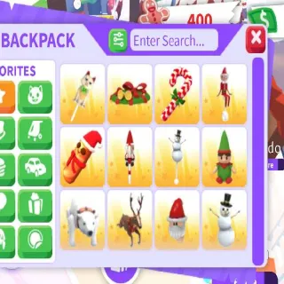 12X Old Christmas Toy