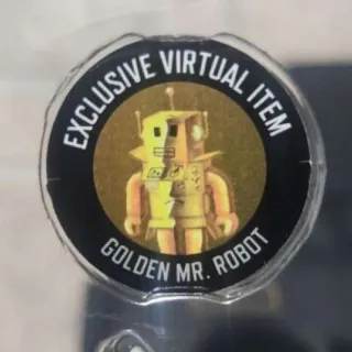 Golden Mr Robot Toy Code