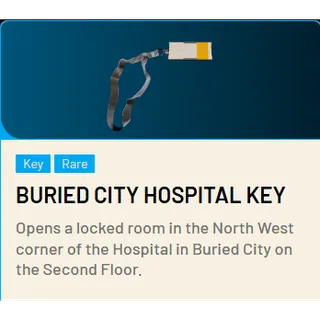 🟢Buried City Hospital Key*5 ARC Raiders