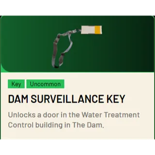 🟢Dam Surveillance Key*10 ARC Raiders