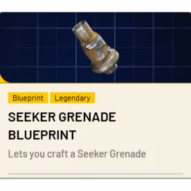 Seeker Grenade Blueprint ARC Raiders