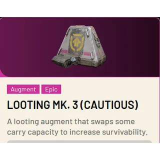 Looting MK. 3 (Cautious)*3-Finished product ARC Raider