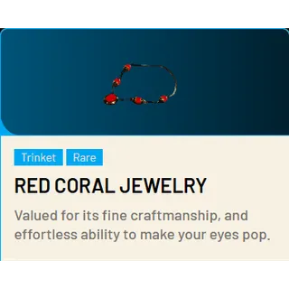 🟢Red Coral Jewelry*3 ARC Raiders