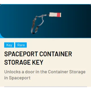 🟢Spaceport Container Storage Key*10 ARC Raiders