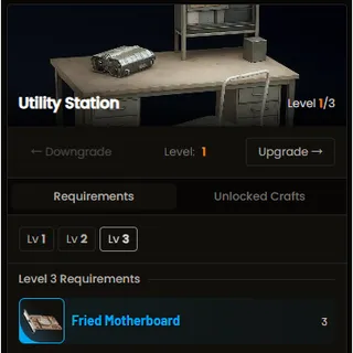 Utility Station*1-3 Full level ARC Raiders