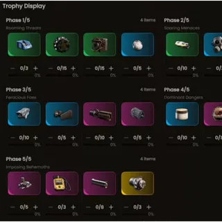 trophy display custom made*1-5 ARC Raides