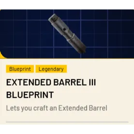 Extended Barrel III Blueprint ARC Raiders