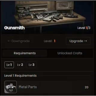 Gunsmith*1-3 Full level ARC Raiders