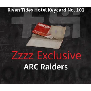 🟢Riven Tides Hotel Keycard .102*3-New map key ARC Raiders
