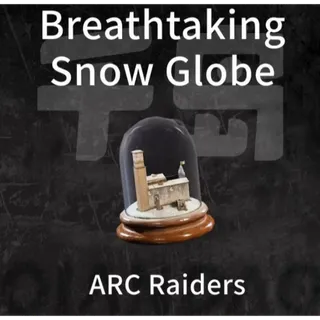 🟢Breathtaking Snow Globe*3 ARC Raiders