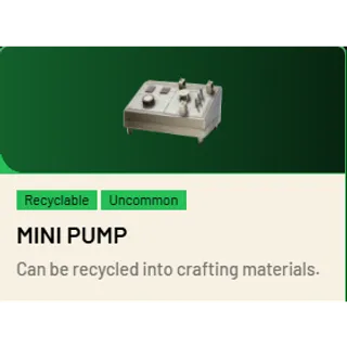 Mini Pump*3 ARC Raiders