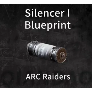 Silencer I Blueprint ARC Raiders