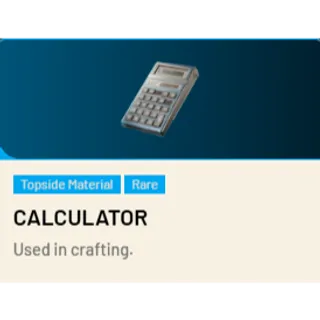 Calculator*1 ARC Raiders