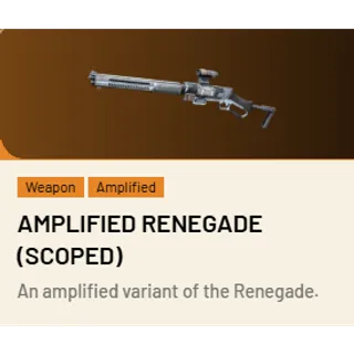 Amplified Renegade (Scoped)*1 ARC Raiders