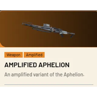 Amplified Aphelion V*1 ARC Raiders