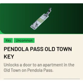Pendola Pass Old Town Key*1 ARC Raiders