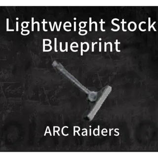 🟢Lightweight Stock Blueprint ARC Raiders