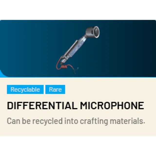 Differential Microphone*1 ARC Raiders - ARC Raiders Game Item - Gameflip