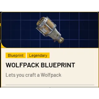 🟢Wolfpack Blueprint ARC Raiders