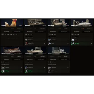 🟢All workbench*1-3 Full level and Scrappy*1-5 ARC Raiders