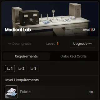 Medical Lab*1-3 Full level ARC Raiders