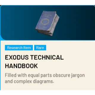 Exodus Technical Handbook*3 ARC Raiders