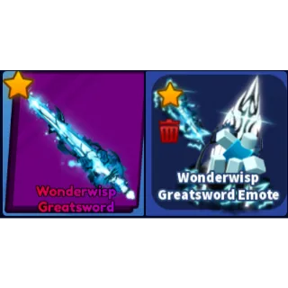 Wonderwisp Greatsword + EMOTE - Blade Ball