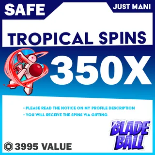 Blade Ball Tropical Spins
