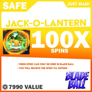 Jack O Lantern Spins Blade Ball