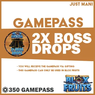 Blox Fruits 2X Boss Drops
