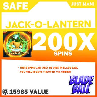 Jack O Lantern Spins Blade Ball