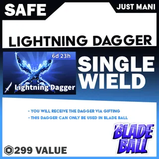 Blade Ball Lightning Dagger
