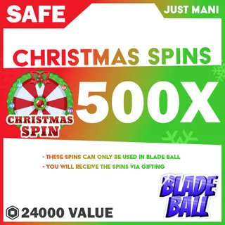 Blade Ball Christmas Spins