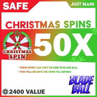 Blade Ball Christmas Spins