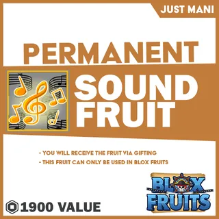 Blox Fruits Permanent Sound Fruit