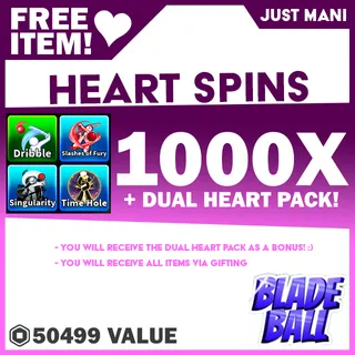 Blade Ball Heart Spins