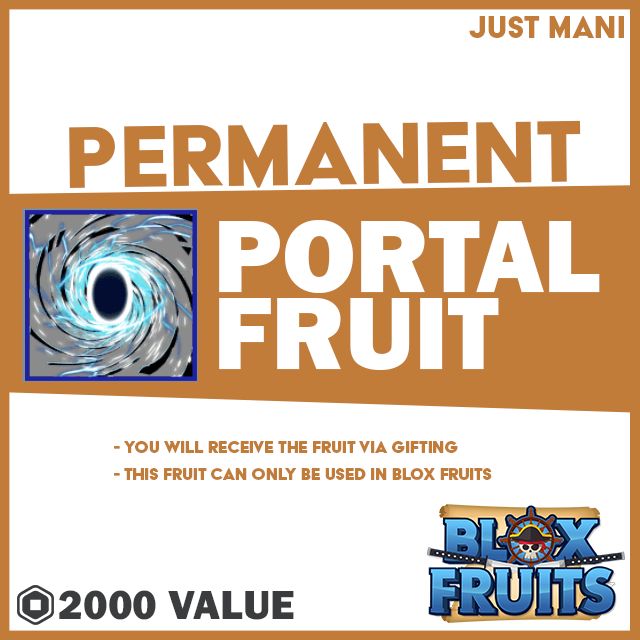 Blox Fruits Permanent Portal Fruit - Game Items - Gameflip