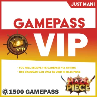 Haze Piece VIP Gamepass