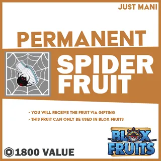 Blox Fruits Permanent Spider Fruit