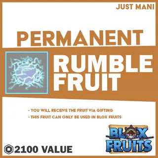 Blox Fruits Permanent Rumble Fruit