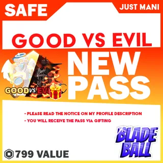 Good Vs Evill Pass Blade Ball