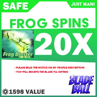 Blade Ball Frog Spins
