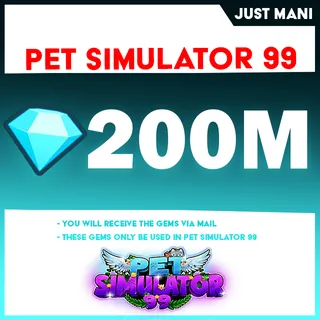 Pet Sim 99 Gems