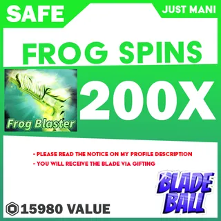 Frog Spins Blade Ball